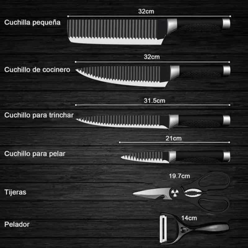 Kit de Facas Profissionais para Churrasco